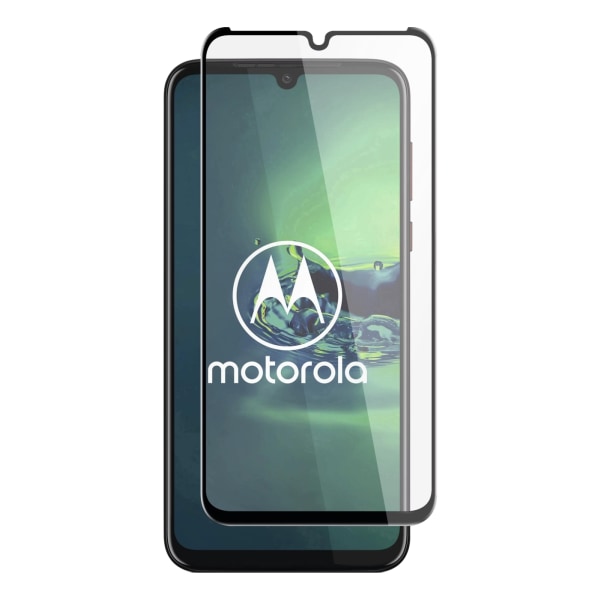 panssari Motorola Moto G8 Plus, Full Fit Glass, musta Transparent,Svart