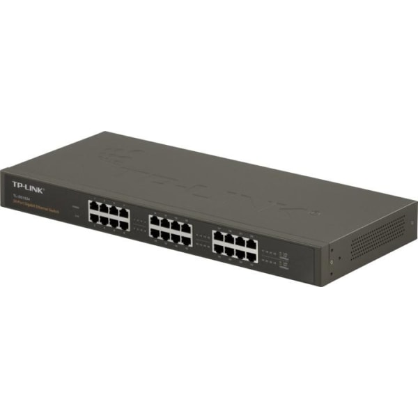 TP-LINK, netværksswitch, 24-ports 10/100/1000Mbps, RJ45