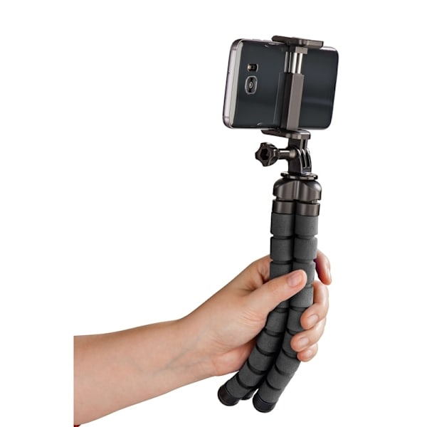 Hama Bordstativ Flex Smartphone & GoPro 26cm Sort
