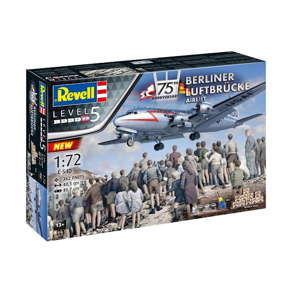 Revell Berliner Luftbrücke 75th anniv. 1:72 gift set