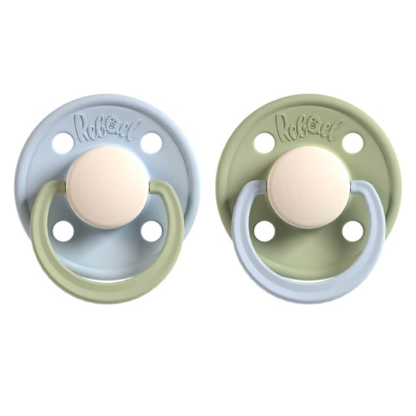 REBAEL Napp 2-pack Storlek 2 Cold Pearly Dolphin / Cloudy Pearly Elephant