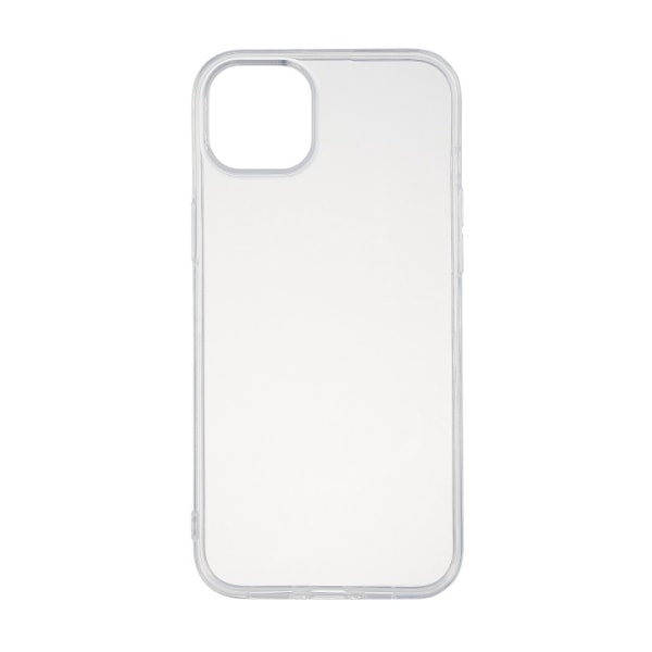 Essentials iPhone 15 Plus genbrugt TPU bagcover, gennemsigtig Transparent