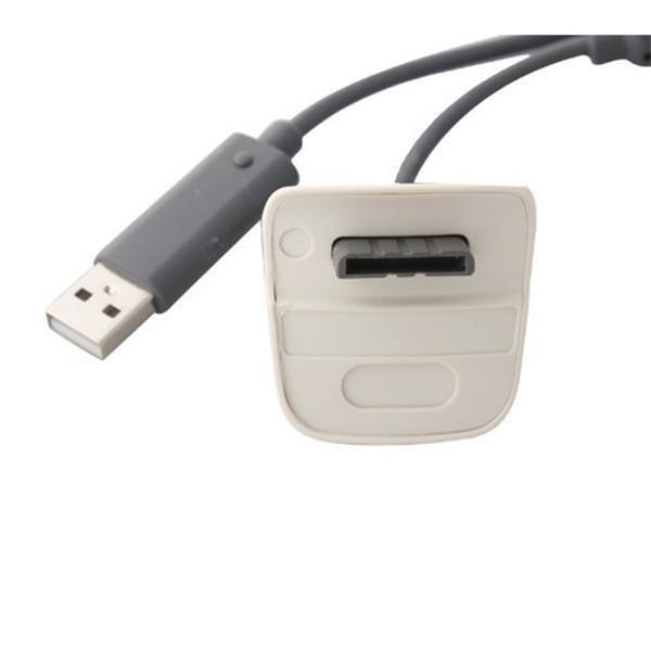 Xbox 360 Play & Charge kabel (hvid)
