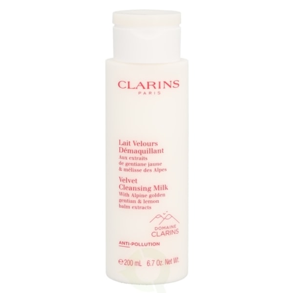 Clarins Velvet Cleansing Milk 200 ml Med Alpine Golden Gentian