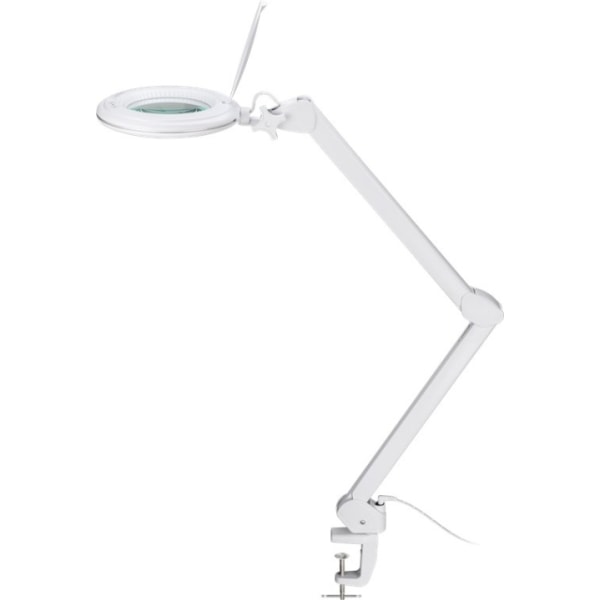 Goobay LED-förstoringslampa med klämma, 10 W, vit 800 lm, ljusst