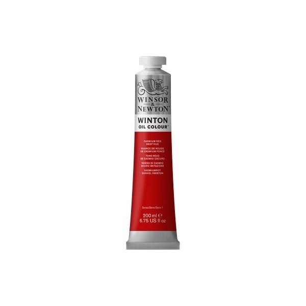WINSOR Winton oil 200ml cadmium red deep hue 098