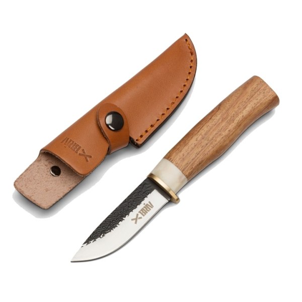 Jaktkniv Sarek ben/rosenträ 20 cm 420SS