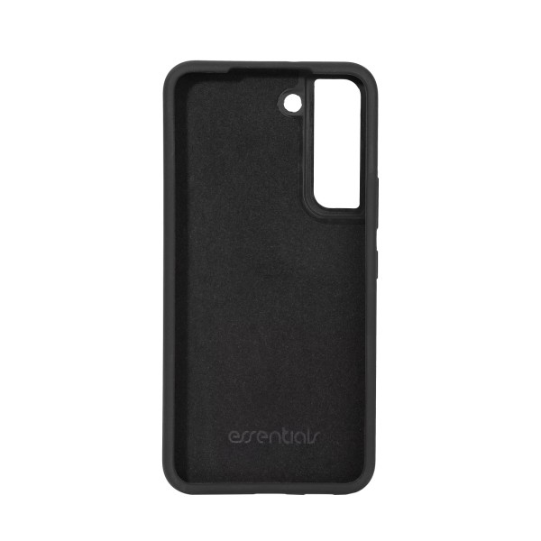 Essentials Samsung Galaxy S21 FE silicone back cover, Black Svart