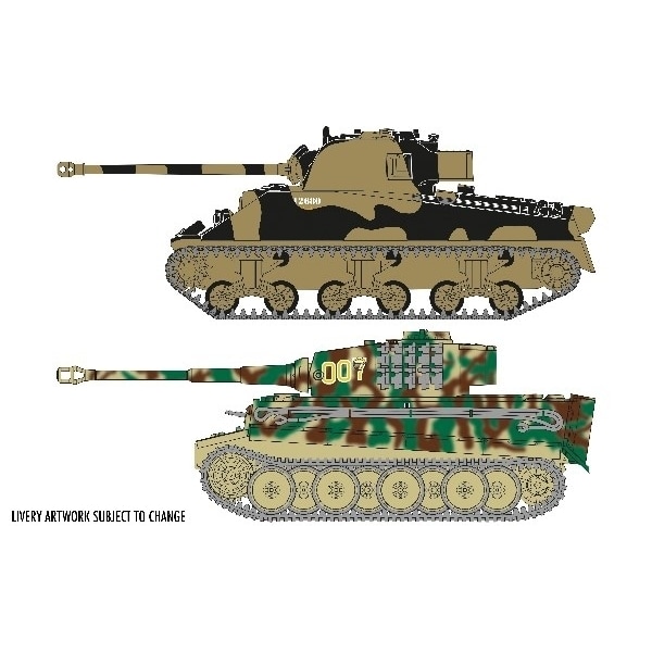 Airfix Classic Conflict Tiger 1 vs Sherman Firefly