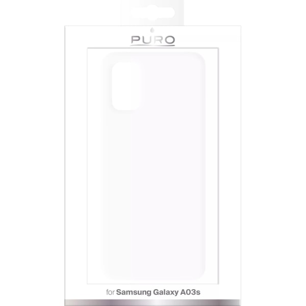 Puro Samsung Galaxy A03s 6,5" cover TPU 0,3 NUDE Transp Transparent