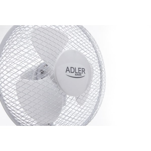 Adler AD 7302 pöytätuuletin, 60W, 23 cm, valkoinen