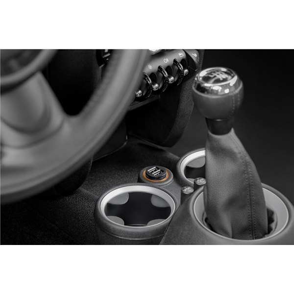 Goobay Dubbel USB-bilsladdare (24 W) 24 W max. 4,8 A (12/24 V) 2x USB