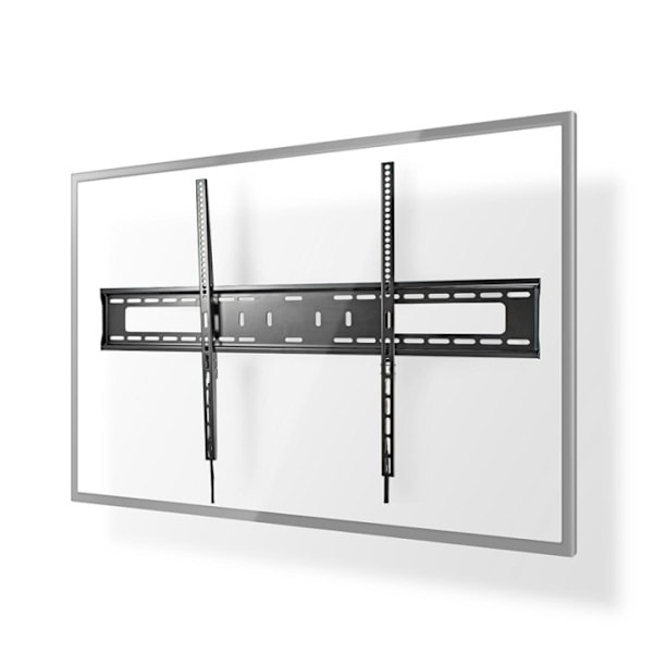 Nedis Fast TV Vægbeslag | 60 - 100 " | Maksimal vægt: 75 kg | Minimum vægafstand: 30.5 mm | Metal / Stål | Sort Sort