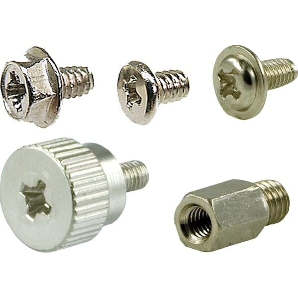 Deltaco skruvar för chassie/FDD/HDD 10/50-pack (SV-5)