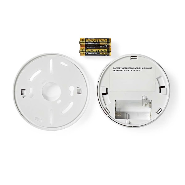 Nedis Kolmonoxid Alarm | Batteridriven | Batterilängd upp till: 5 år | Med paus knapp | Med testknapp | 85 dB | Vit