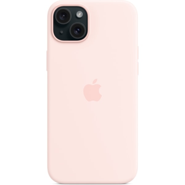 Apple iPhone 15 Plus silikonfodral med MagSafe, rosa Rosa