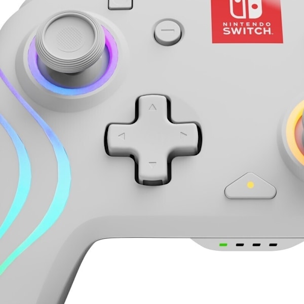 PDP Gaming Afterglow Wave Wireless Controller - trådlös spelkontroll, vit, Switch