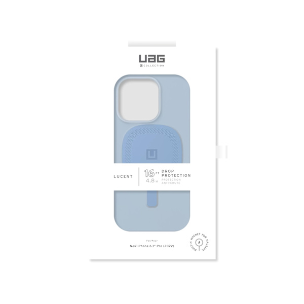 ubyuag iPhone 14 Pro Lucent 2.0 Magsafe- Cerulean Blå