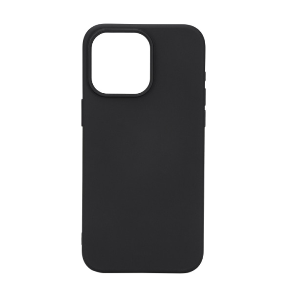 Essentials iPhone 15 Pro Max silikone bagcover, sort Svart