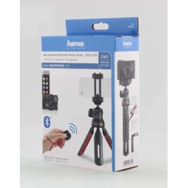 Hama Bordstativ Solid II 21B Bluetooth Sort