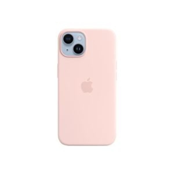 Apple iPhone 14 Silicone Case with MagSafe - Chalk Pink Rosa