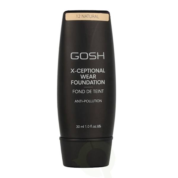 Gosh X-Ceptional Wear Foundation Long Lasting Makeup 30 ml #12 Natural