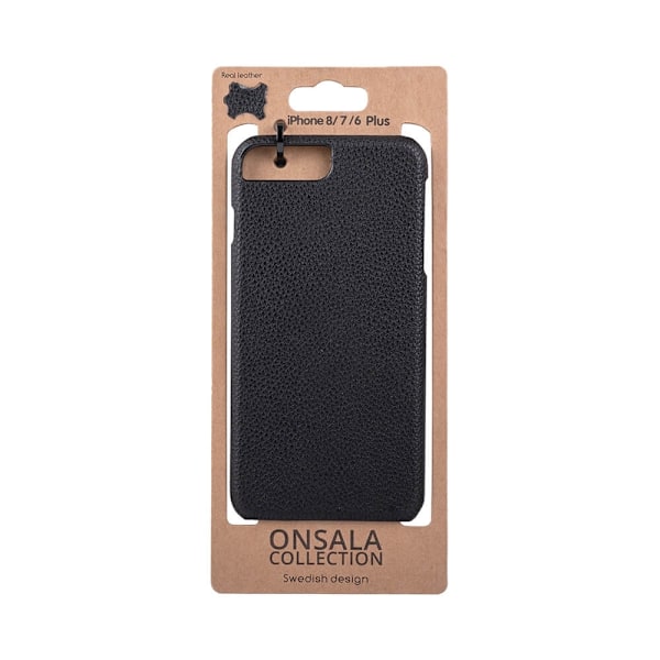 Onsala Mobilskal Skinn Svart - iPhone 6 / 7 / 8 Plus Svart