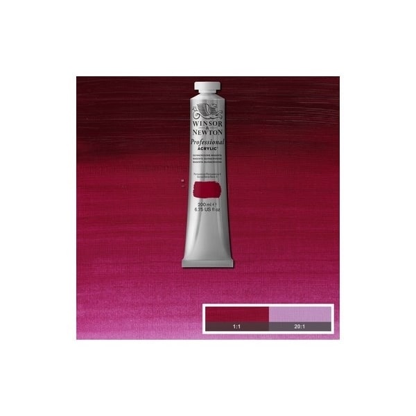 WINSOR Proff. acrylic 200ml quinacridone magenta 545