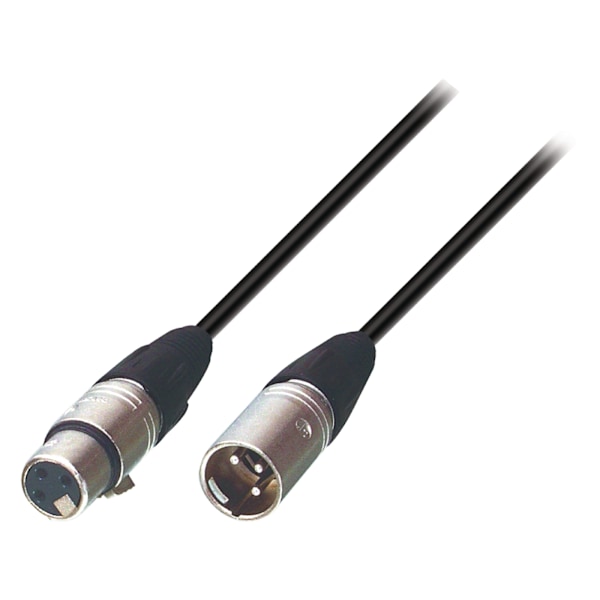 Tasker Højttalerkabel XLR 3-Pin Han - XLR 3-Pin Hun 3.00 m Sort