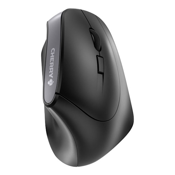 Ergonomic wireless mouse Black Svart