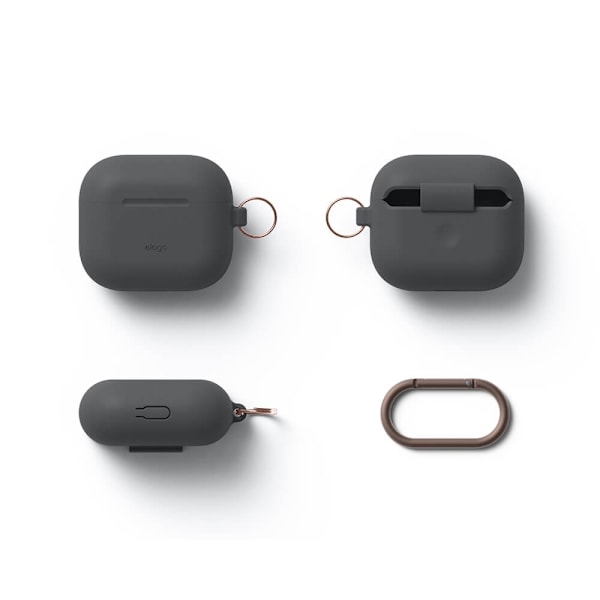 Elago AirPod 3 Hang Silicon Case Dark Grey