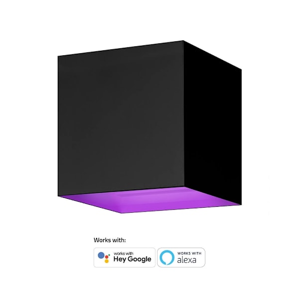 Hombli Smart Væglampe Udendørs RGB CCT Sort