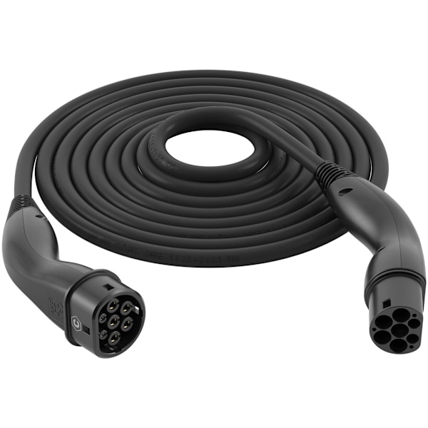 LAPP MOBILITY HELIX laddkabel Typ 2, upp till 11 kW, m, svart (5555935001) 20 A, 3-fas, för laddning av hybrid- och elbilar med Typ 2-anslutning