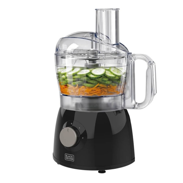 BLACK+DECKER Foodprocessor 600W Sort