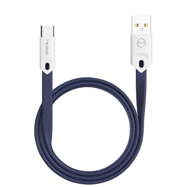 Mcdodo Platt laddkabel USB-C 2.4A 1m, Blå