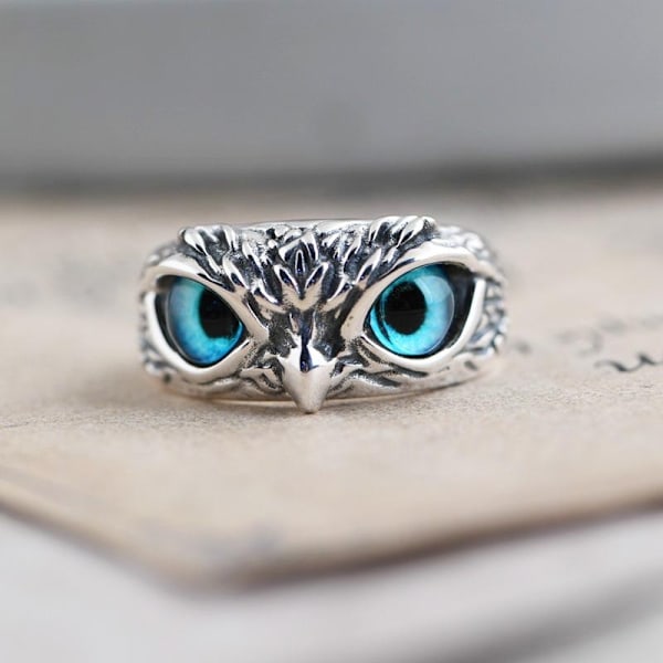 Ring i zinklegering, ugle