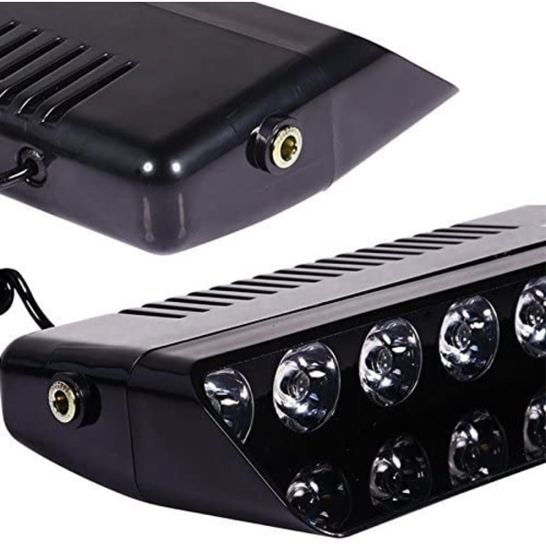 LED Strobe Lampe til Bil, Blåt lys