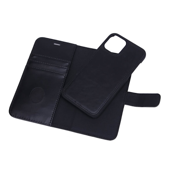 RADICOVER Strålingsbeskyttende Wallet Læder iPhone 12/12 Pro 2in1 Exclusive RFID Sort Svart