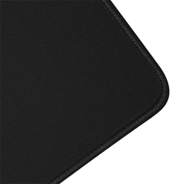 DELTACO GAMING DMP460 L Mousepad, 450x400x4mm, stitched edges, black