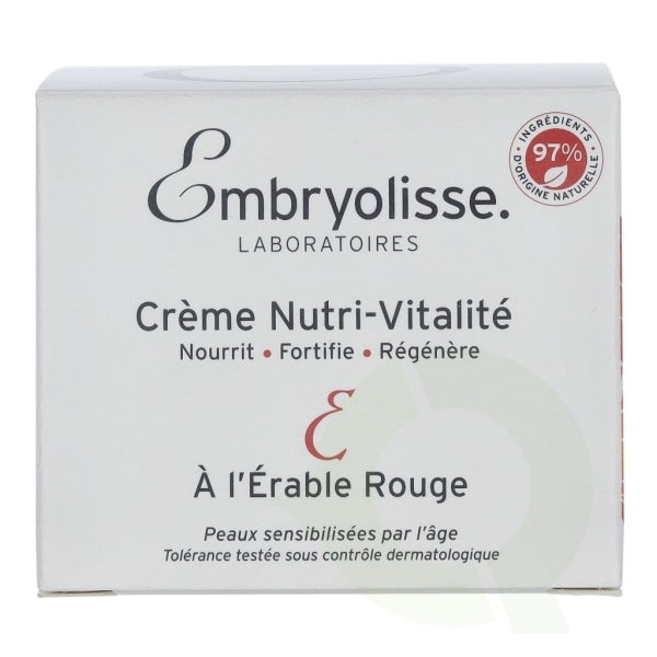 Embryolisse Nutri-Vitality Cream 50 ml Sensitive Skin Weakened