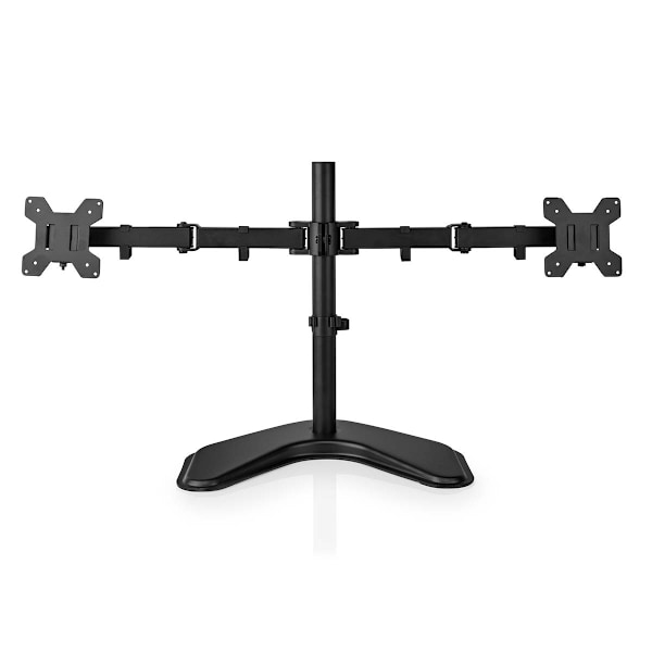 Nedis Monitorin Pöytäteline | 2 Näyttöä | 15 - 32 " | 75x75 / 100x100 | Täysin Säädettävä