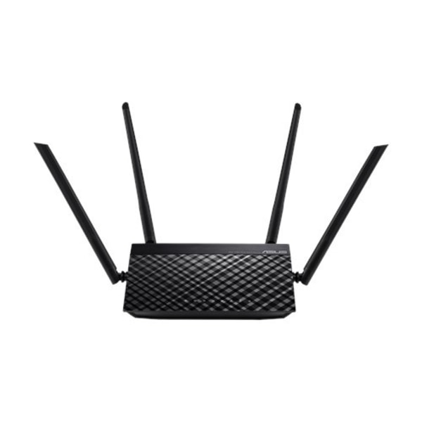 ASUS RT-AC1200 v.2 kabelansluten router Snabb Ethernet Svart Sort