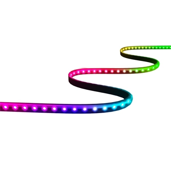 Twinkly Line Extension 100 RGB LEDs Ge Sort, Hvid