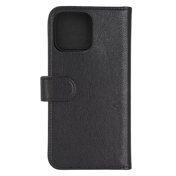 Essentials iPhone 14 Pro Max PU wall,detach,3 card,Black Svart
