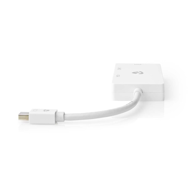 Nedis DisplayPort-sovitin | Mini DisplayPort Uros | DVI-D 24+1-Pin Naaras / HDMI™ Ulostulo / VGA Naaras | 4K@60Hz | Niklattu | Vaihdettava | 0.20 m |