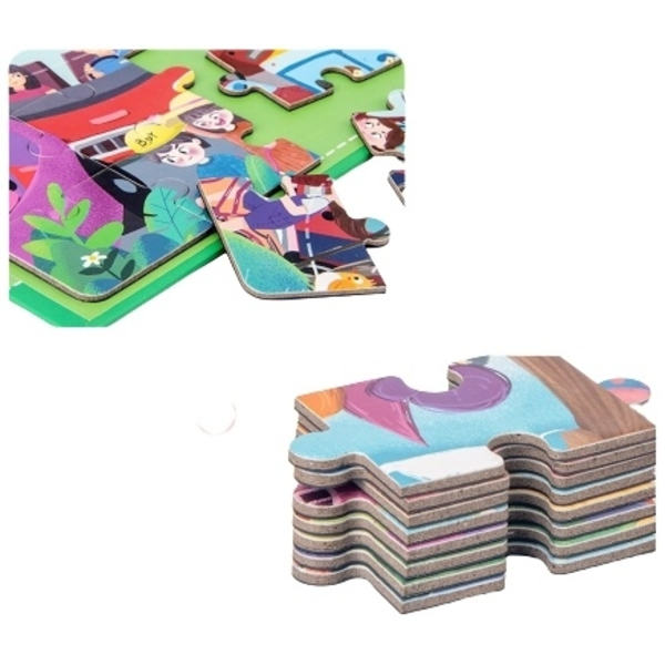 40-bit magnetiskt puslespil, Bytrafik