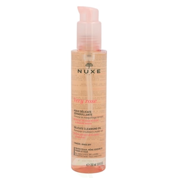 Nuxe Very Rose Delicate Cleansing Oil 150 ml All Skin Types, Inc
