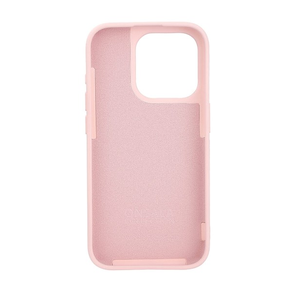 ONSALA Back Sil Touch Recycled MagSerie iPhone 15 Pro Chalk Pink Rosa