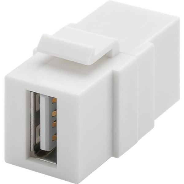 Goobay Keystone-modul USB 17,2 mm bredde, 2x USB 2.0-hunstik (ty