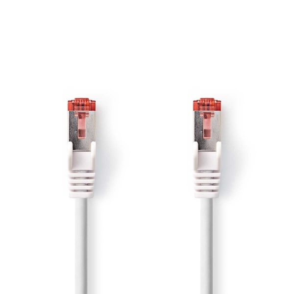 Nedis Kat 6 kabel | RJ45 Han | RJ45 Han | S/FTP | 0.25 m | Indendørs | Runde | LSZH | Hvid | Box